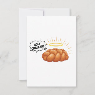 Cartão De Agradecimento Santo Challah Hanukkah judeu-pão