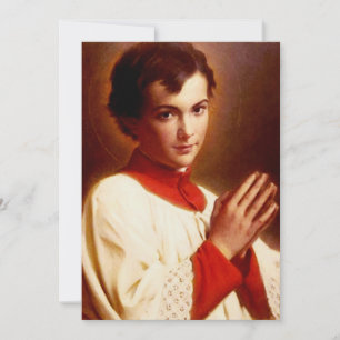 Cartão De Agradecimento Santo Dominic Savio