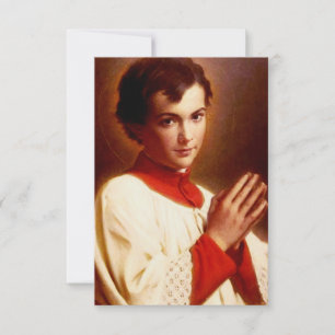 Cartão De Agradecimento Santo Dominic Savio