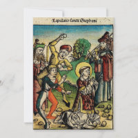 Santo Estêvão o Protomártir Iconografia de Arte Er