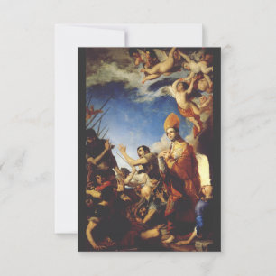 Cartão De Agradecimento Santo Januarius, Bispo de Benevento - Arte Erudita