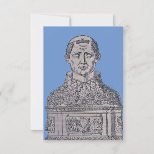 Cartão De Agradecimento Santo Januarius, Bispo de Benevento - Arte Fina