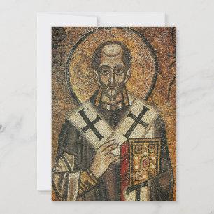 Cartão De Agradecimento Santo John Chrysostom arcebispo de Constantinopla