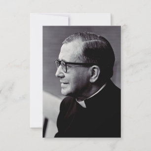 Cartão De Agradecimento Santo Josemaria Escriva