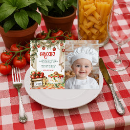 Cartão De Agradecimento Santo Ravioli Obrigado | Aniversário do Pequeno Al