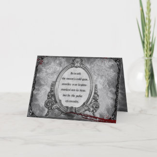 Cartão De Agradecimento Saudações eternas