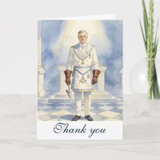 Cartão De Agradecimento Saudações Fraternais Aniversário Maçom Freemason