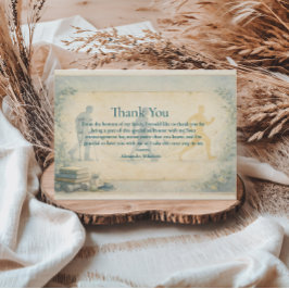 Cartão De Agradecimento Scholarly Physical Therapy Graduation