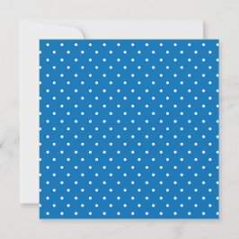 Cartão De Agradecimento Seamless blue background polka dot pattern 