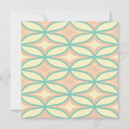Cartão De Agradecimento  Seamless geometric pattern in diamond shapes 