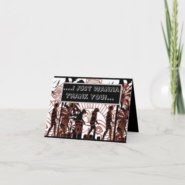 Cartão De Agradecimento segundo (Frente)