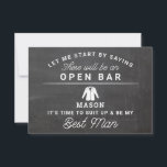 Cartão De Agradecimento Seja Minha Melhor Placa De Homem - Quadro De Calço<br><div class="desc">Pop a pergunta com esta carta lisa humorística e encantadora. Personalize a frente com o nome dele e as costas com a sua própria mensagem pessoal. Basta editar o nome e a mensagem no verso, selecionar uma quantidade de "1" e adicionar ao carrinho. Crie cartões personalizados para toda a festa...</div>