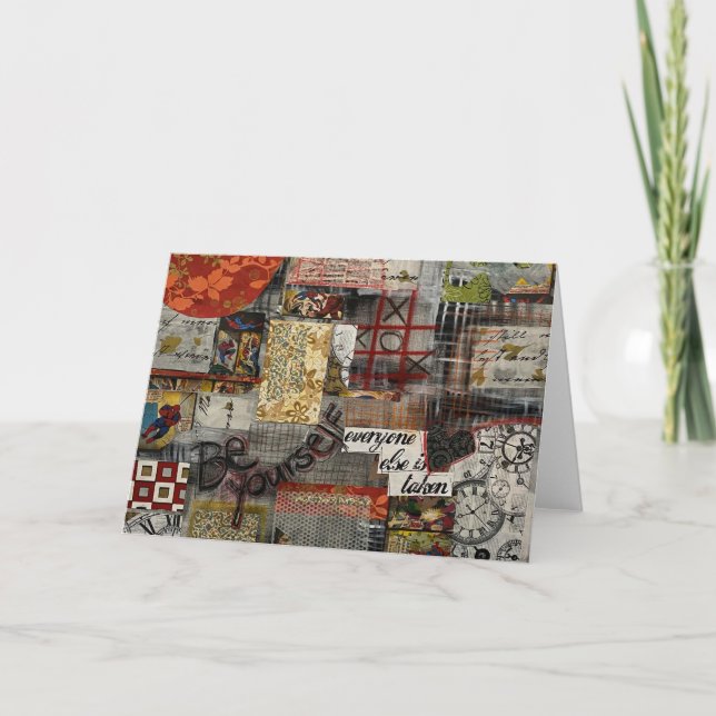 Cartão De Agradecimento Seja sua coleção (Frente)