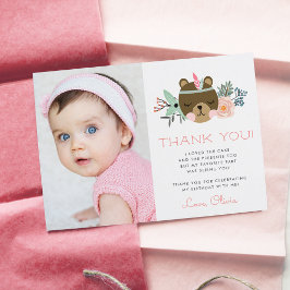 Cartão De Agradecimento Selvagem Um | Plataforma Fotográfica do Tema de Ac