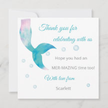 Sereia Sob o Mar Pastel Personalizado