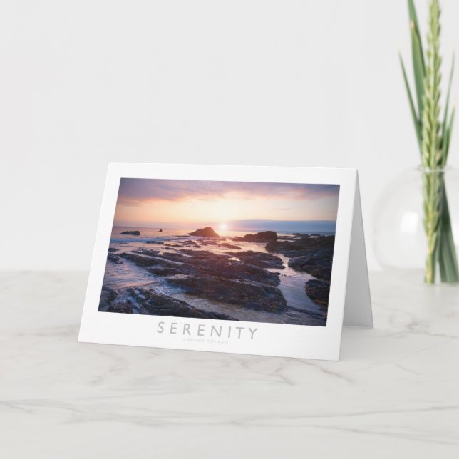 Cartão De Agradecimento Serenity (Frente)