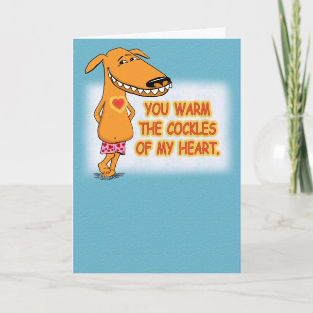 Cartão De Agradecimento Seu Aquecimento as Barras do Meu Coração (Frente)