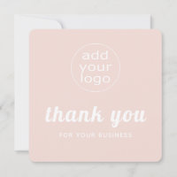 Seu logotipo obrigado por seu negócio