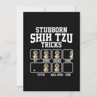 Shih Tzu Gift |Cachorros Teimosos Truques Cachorro