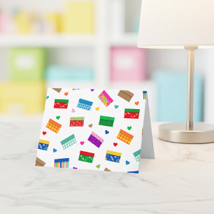 Cartão de Agradecimento Shoebox Love - Branco