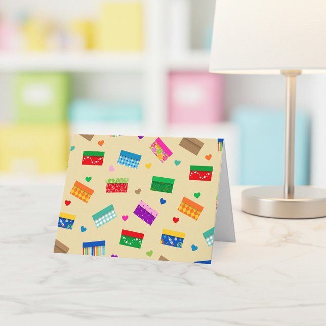 Cartão de Agradecimento Shoebox Love - Khaki (Criador carregado)