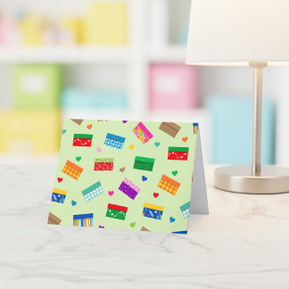 Cartão de Agradecimento Shoebox Love - Verde