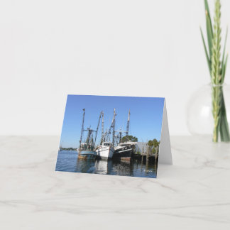 Cartão De Agradecimento Shrimp Boats--thank you