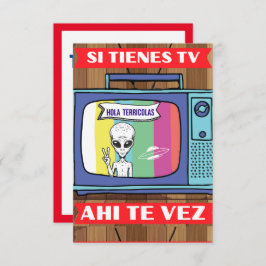 Cartão De Agradecimento si tienes tv ahi te vez