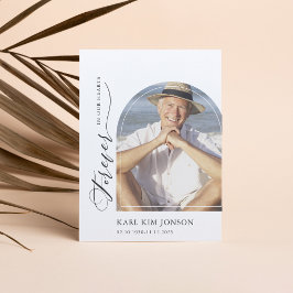 Cartão De Agradecimento Simpatia de Script de Fotografia de Arch Calliogra