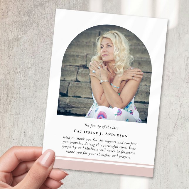 Cartão De Agradecimento Simpatia Fotográfica do Memorial de Arch Minimalis (Criador carregado)