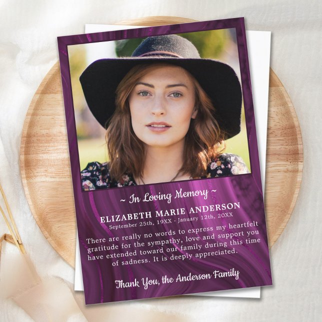 Cartão De Agradecimento Simpatia Fotográfica Personalizada do Memorial Fun (Criador carregado)