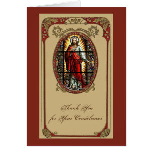 Cartão de Agradecimento Simpatia Jesus Católico