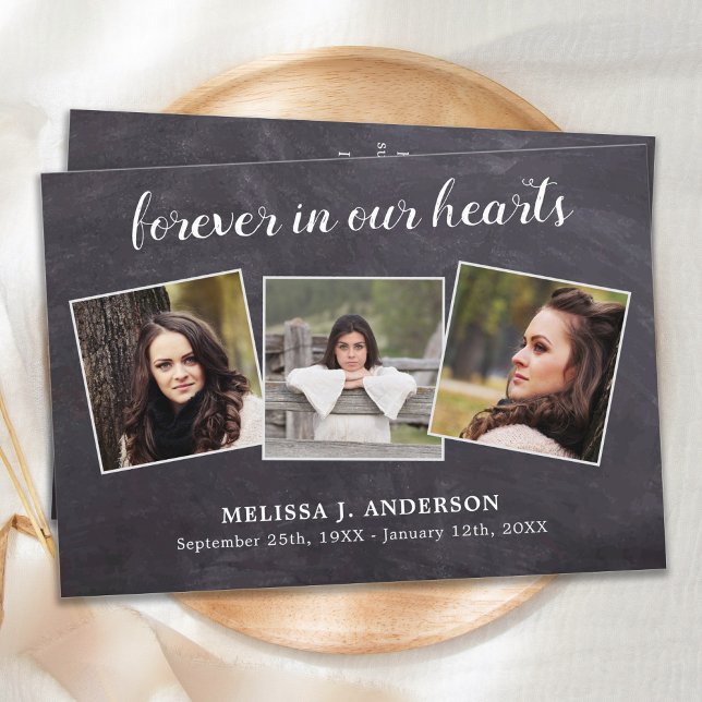 Cartão De Agradecimento Simpatia Memorial da Colagem de Fotos Russa Funera (Criador carregado)