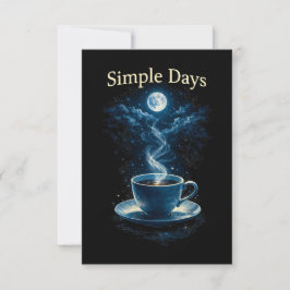 Cartão De Agradecimento Simple Days