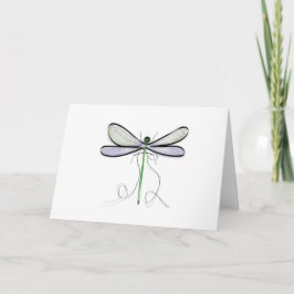 CARTÃO DE AGRADECIMENTO SIMPLE DRAGONFLY BLANK ALL-OCCASION CARD