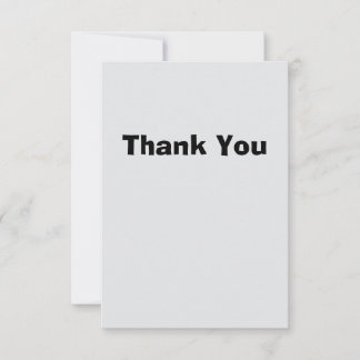 Cartão De Agradecimento Simple Thank You Card