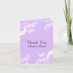 Cartão De Agradecimento Simple Tiger Lily Floral Wedding Thank You