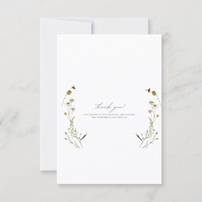 Cartão de agradecimento simples (Frente)