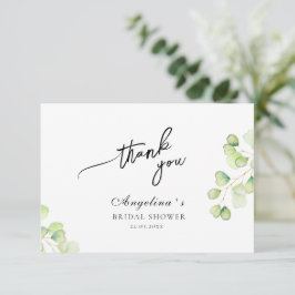 Cartão de agradecimento simples