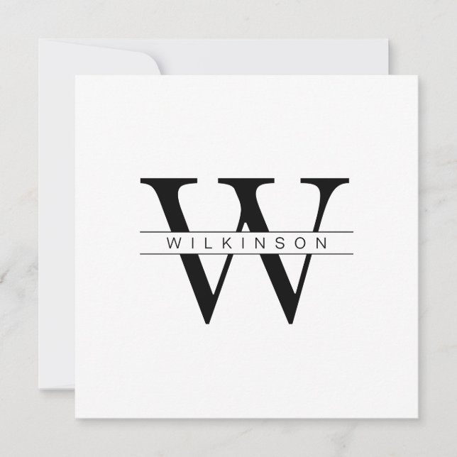 Cartão De Agradecimento Simples casamento personalizado, obrigado (Frente)