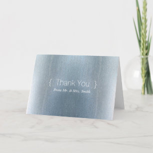 Cartão De Agradecimento Simples e Personalizado Obrigado Desfocar