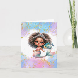 Cartão de Agradecimento Simples Festa da Sereia Sp