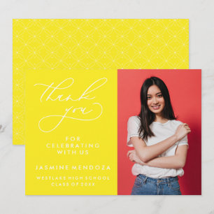 CARTÃO DE AGRADECIMENTO SIMPLES GRADUAÇÃO DE CALIBRAFIA BRANCA OBRIGADA