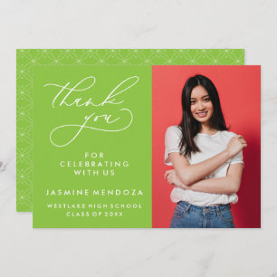 CARTÃO DE AGRADECIMENTO SIMPLES GRADUAÇÃO DE CALIBRAFIA BRANCA OBRIGADA