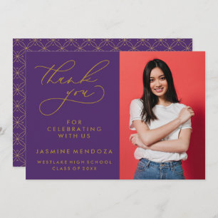 CARTÃO DE AGRADECIMENTO SIMPLES GRADUAÇÃO DE CALIBRAFIA BRANCA OBRIGADA