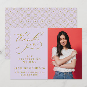 CARTÃO DE AGRADECIMENTO SIMPLES GRADUAÇÃO DE CALIBRAFIA BRANCA OBRIGADA