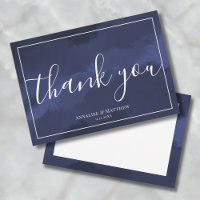 Simples Moderno Elegante Casamento Azul Marinho