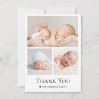 Simples Typografia Foto Grid Baby Boy