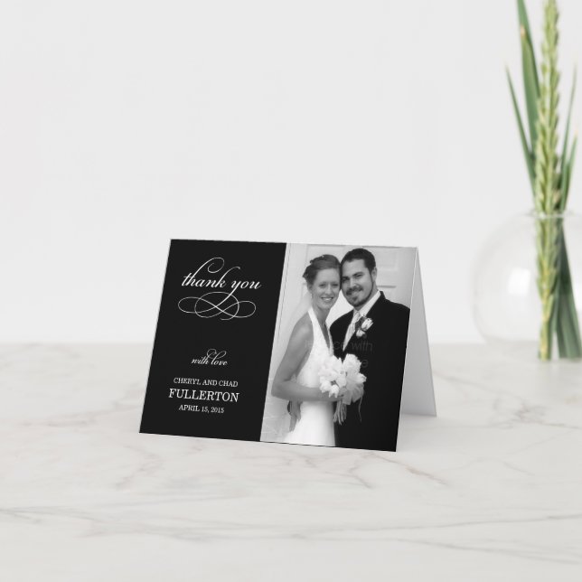 Cartão de Agradecimento Simplesmente Bonito (Frente)