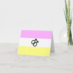 Cartão De Agradecimento Sinalizador do Orgulho Twink
